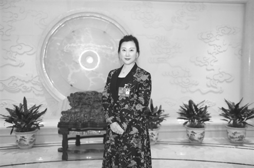 刘莉莉谈非遗项目的保护与传承 受访者供图
